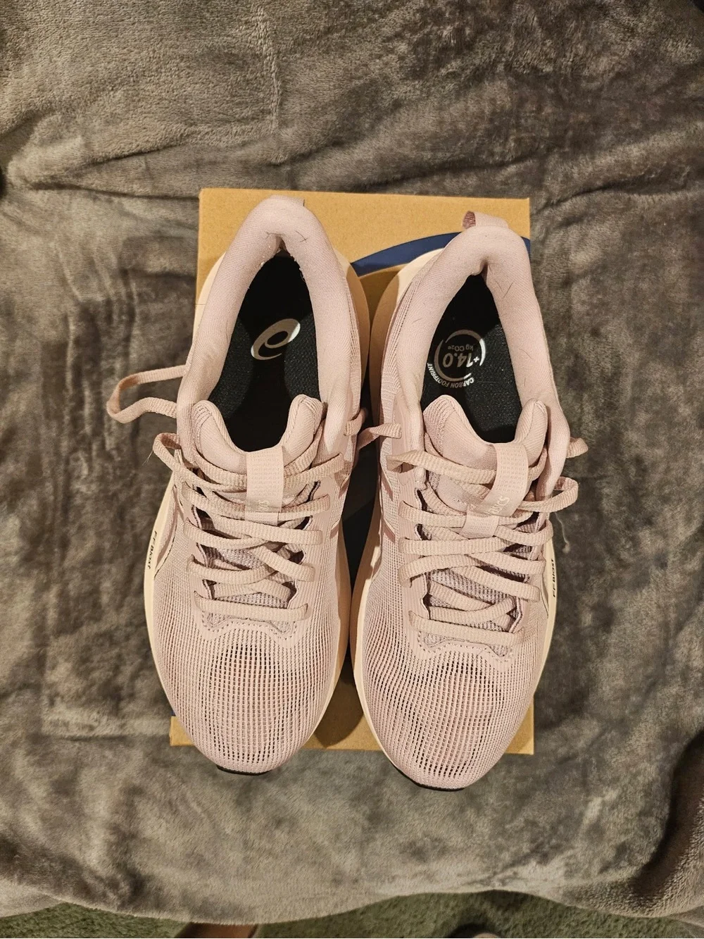 ASICS Women's Athletic Shoes in Dusty Rose and Cream